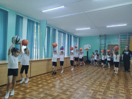 Итоговые показы кружка "Школа мяча" Итоговые показы кружка "Школа мяча".